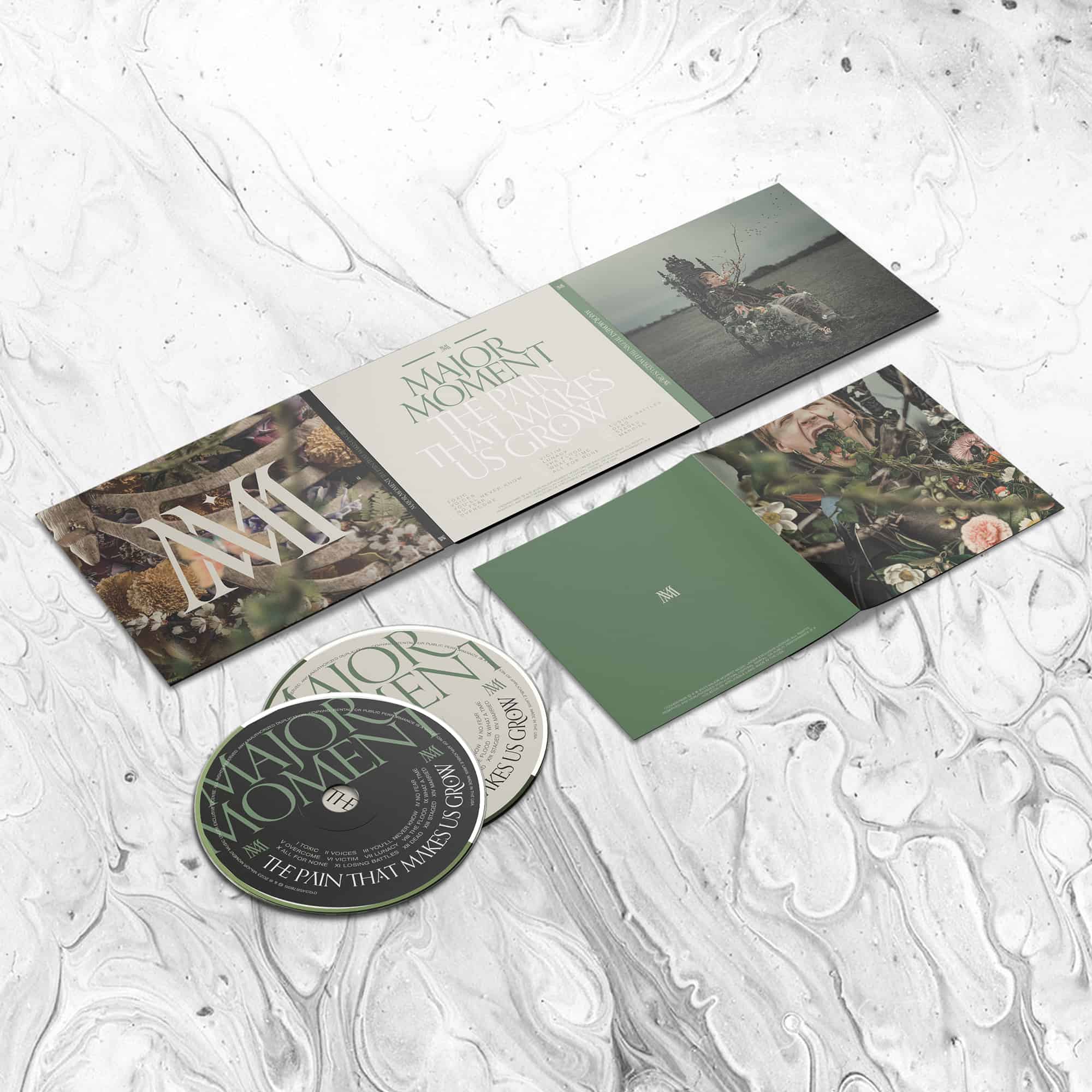 PRE-ORDER “The Pain That Makes Us Grow” Deluxe Double CD - MAJOR MOMENT