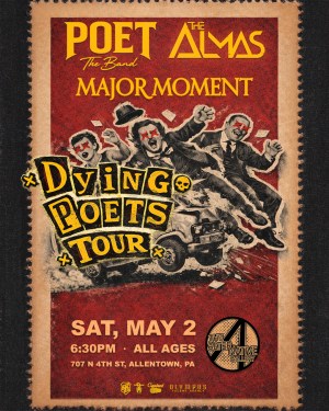 MAY 2: The Almas // POET The Band // Major Moment