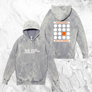 Vintage Hoodie "Not That Broken"